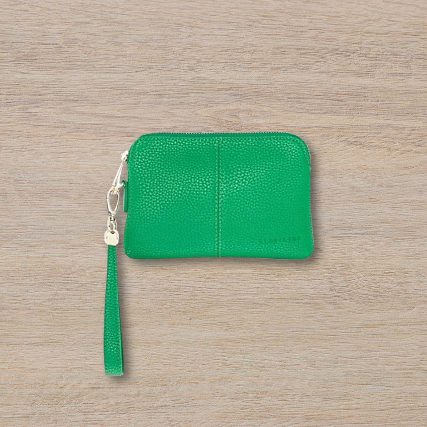 Elms + King Bowery Coin Purse, Green