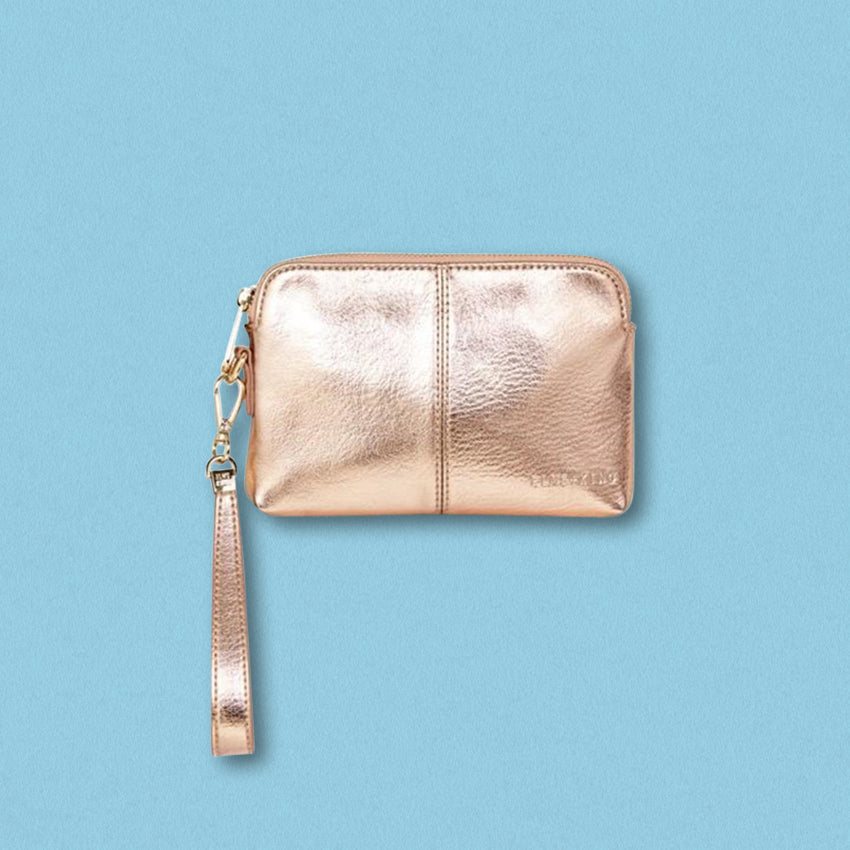 Elms + King Bowery Coin Purse, Rose Gold