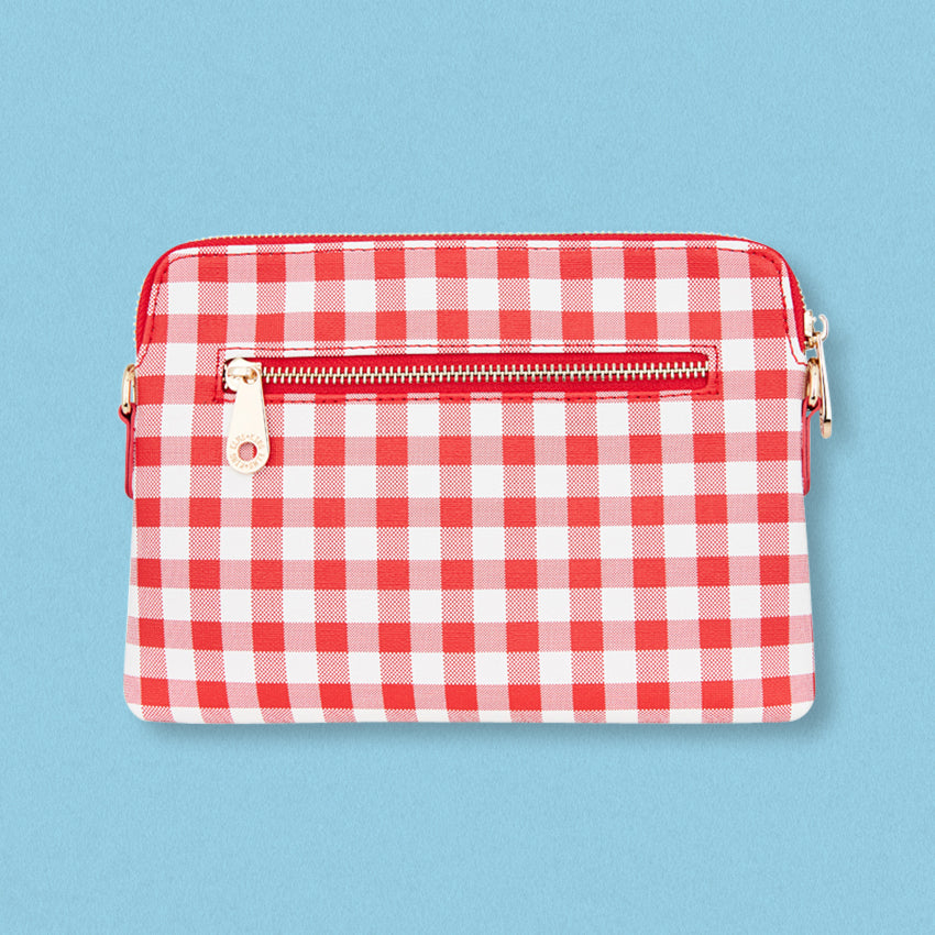 Elms + King Bowery Wallet, Red Gingham