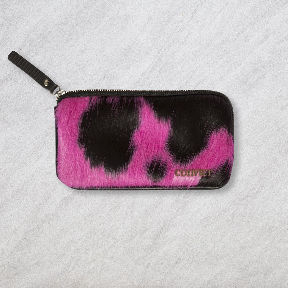 Convict Esther Wallet, Pink Cowhide