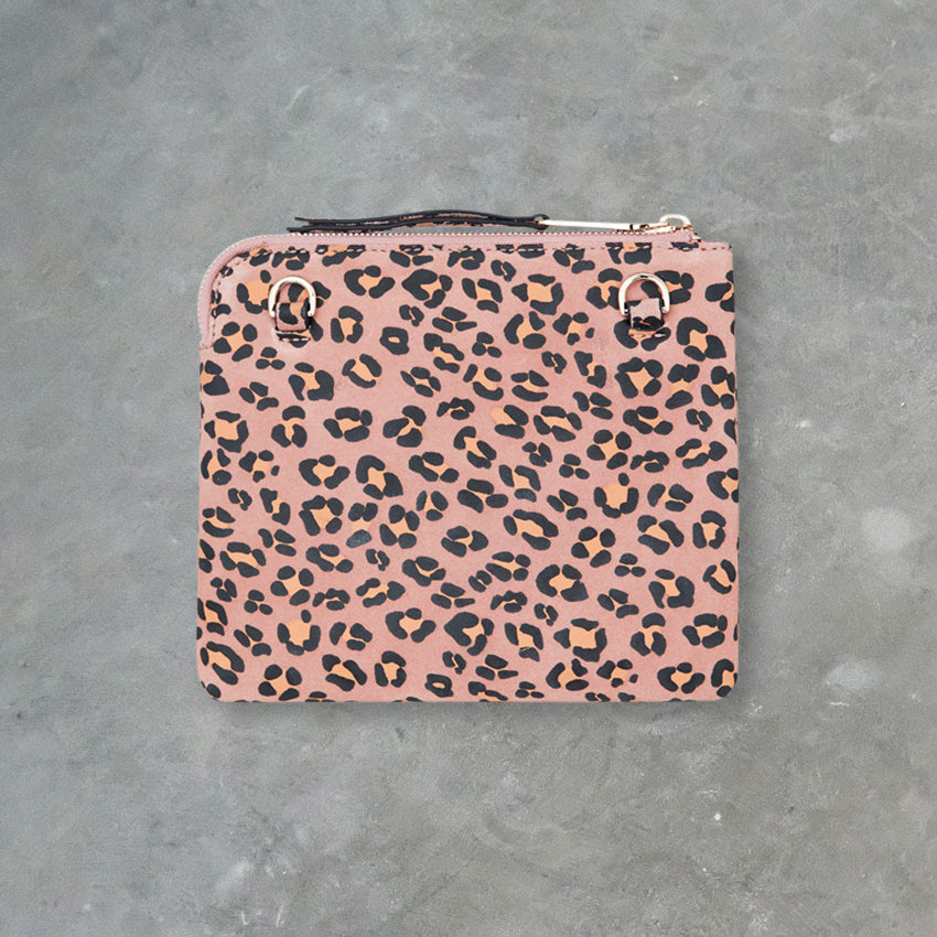 Arlington Milne Daisy Crossbody, Pink Leopard