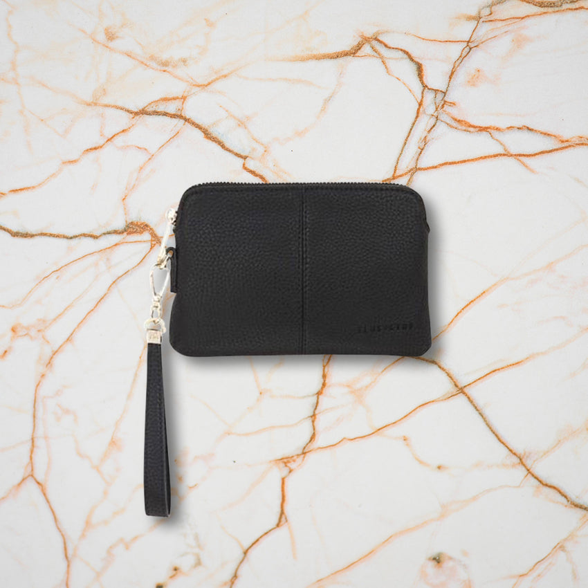 Elms + King Bowery Coin Purse, Black