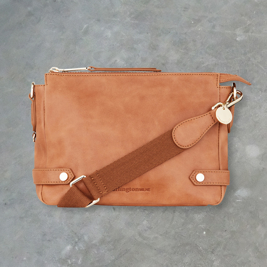 Arlington Milne Rachel Crossbody, Vintage Tan